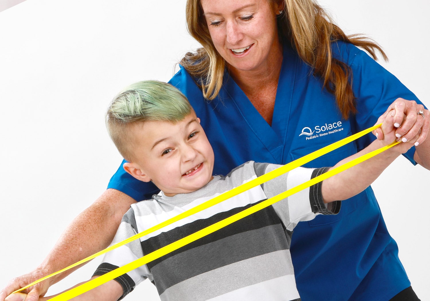 Our PT team is specifically trained in pediatrics and dedicated to providing skilled, evidence-based, patient focused care.